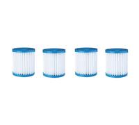 Lckiioy Lot de 4 cartouches filtrantes de piscine type H pour filtre de piscine