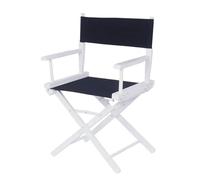 LCKKJHG Chaise de Realisateur Pliante Chaise De Réalisateur Polyvalente en Bois Massif, Tabouret Haut Pliable Toile, Bureau, Maquillage, Siège Portable Et Confortable(Color02)