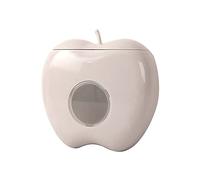 Lcmei Boîte de rangement murale pour sac de couverture alimentaire Porte-sac d'épicerie, en forme de cœur, film plastique en forme de pomme Organisation pour boîte anti-poussière de cuisine (01#Grey)