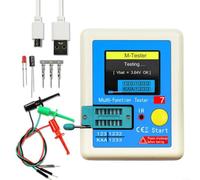 LCR-T7 Testeur de transistor avec écran couleur 3,5" pour diode triode | LCR-7 Testeur de transistor multifonction pour diode multifonction, triode
