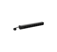 LCS³ - Unité de distribution secteur (rack-montable) - CA 230 V - 3.7 kW - monophasé - entrée : CEE 7/7 - connecteurs de sortie : 9 (9 x type E) - 1U