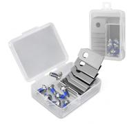 Lcyen Lot de 30 lames de rechange pour tondeuse à gazon Ecovacs Goat G1, O et GX, en acier inoxydable avec alésage de 7 mm, avec 30 vis pointillées.