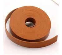 lcyen Ruban en cuir synthétique double face de 5 m x 19 mm de large, 1,5 mm d'épaisseur, vendu au mètre, ruban en cuir synthétique pour bricolage, sangles de sac, colliers pour animaux de compagnie et