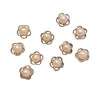 Ldabrye Élégante broche à perles pour vêtements avec attaches sécurisées en alliage lisse - Accessoire de mode - Multifonction - Empêche les armoires de glisser - Clip décoratif pour robe