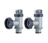 Ldbuejiaja Accessoires de raccordement de natation en PVC résistant à la rouille pour équipement de bain extérieur 28635EG 28633EG 28671EG Installation facile Raccord de valve de piscine en PVC