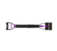 Ldbuejiaja Appareil de nettoyage polyvalent pour cour et jardin avec barre télescopique de 80 cm pour ramasser les feuilles, la saleté et les déjections d'animaux - Collecteur compact pour déjections