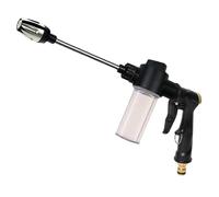Ldbuejiaja Arroseur de fleurs avec longueur prolongée, raccord rapide amovible et pistolet pulvérisateur ergonomique pour nettoyage de terrasse