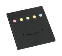 Ldbuejiaja Bloc-notes portable en papier autocollant de couleur fluorescente, 25 feuilles de couleur, bloc-notes de poche pour journal quotidien, prise de notes