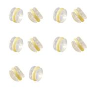 Ldbuejiaja Bouchons d'oreille en silicone et matériaux en céramique, fermeture sûre, hypoallergéniques, légers pour oreilles sensibles, colorés, hypoallergéniques, taille unique, comme décrit