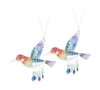 Ldbuejiaja Buse d'air arc-en-ciel facile à suspendre pour jardin, terrasse, substance polyacrylique, produit de belles couleurs, évite le bruit, terrasse pour terrasse, extérieur, crée des couleurs