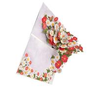 Ldbuejiaja Carte de vœux d'anniversaire exquise, carte d'invitation à fleurs colorées avec cadeau surprise pop-up 3D pour la fête des mères, cartes de bénédiction pliables en papier