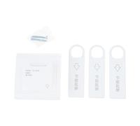 Ldbuejiaja Carte magnétique de type 86 pour hôtel - Bouton poussoir électrique - Avec 3 cartes - Clé magnétique économe en énergie