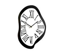 Ldbuejiaja Horloge murale, horloge décorative, silencieuse, fonctionne avec piles, décoration murale moderne pour salon, cuisine, bureau, cadeau de pendaison de crémaillère, horloges décoratives pour