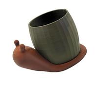 Ldbuejiaja Pot à plantes viande en plastique en forme d'escargot, boîte de fenêtre, cactus, plante, cadeau pour chambre à coucher, décoration de bureau, thème chaton