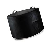 Ldbuejiaja Protection ronde pour fosse de flamme de 101,6 cm avec tissu imperméable et ventilation pour éviter la condensation. Protection de table