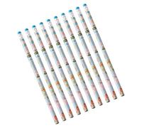 Ldduopp Crayons d'école mignons écriture lisse | Lot de 2 crayons HB avec gommes pour enfants d'âge préscolaire, maison, salle de classe, vacances, sacs à friandises