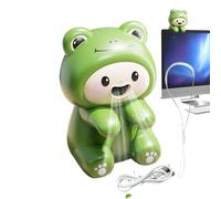 Ldduopp Ventilateur Rafraîchisseur D'Aliments - Dispositif soufflant compact à pince - Ventilateur USB Rechargeable Portable Design Animal À Air Frais,pour café thé repas bureau cuisine nouilles