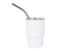 Ldduopp Verres À Shooter - Gobelet Sublimable 90ml Avec Paille - Bouteilles Isothermes pour Boissons Chaudes et Froides - Idées Cadeaux pour Événements et Fêtes