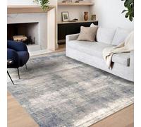 Ldiuttu Tapis Salon 70x140cm Tapis Chambre Antidérapant Intérieur Doux Lavable Moquette pour Salle à Entrée Manger Bureau Modern Abstract Gray