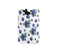 LDIYEU Fruit De Raisin Aquarelle Grand Panier à Linge Pliage Étanche Rangement Corbeille à Linge avec Poignées pour Maison Buanderie