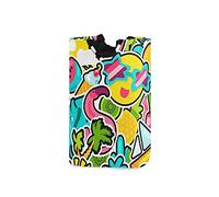LDIYEU Fruit Jaune De Dessin Animé Tropical Cesti per Biancheria Grande Portabiancheria Sporca Con Maniglie per Bagno Lavanderia Borsa Giocattoli Bambini Stoccaggio Organizzatore Cesto