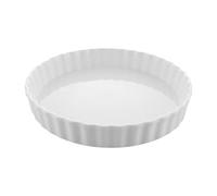 LDXDRU Moule à quiche en céramique - 26 cm - Revêtement antiadhésif - Rond - Pour tarte aux fruits, tarte, quiche