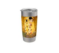Le baiser de Gustav Klimt (1908) Gobelet isotherme en acier inoxydable double paroi