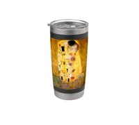 Le baiser de Gustav Klimt (1908) Gobelet isotherme en acier inoxydable double paroi