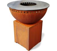 Le barbecue à plaque de cuisson - barbecue design Germany - construction bien pensée avec combustion sans fumée