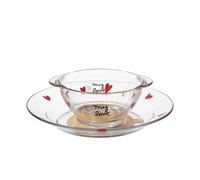Le Biberon Francais - Coffret repas en verre Duralex C½urs
