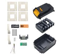 Le Boîtier de Batterie 20V 5Ah Est Compatible avec La Batterie Li-ION Dewalt DCB205 Boîtier en Plastique DCB201, DCB203, DCB204 Remplacement du Boîtier de La Batterie,10 * 18650