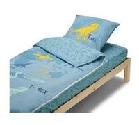 Le caradou t-rex avec couette - couchage tout-en-un pour enfant - couette zippée au drap housse - 90x190cm G