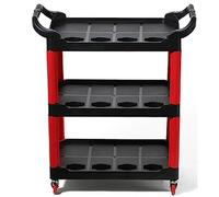 Le Chariot Wah Detail Trolley, Un Chariot à Outils Professionnel pour Le Detailing Automobile à 3 Niveaux, est Un Chariot à Outils Multifonctionnel Qui Peut être utilisé comme établi dédié a