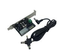 Le Châssis De La Carte De Prise De Courant Atx Pour Ordinateur Est Connecté À L'extérieur, Avec Déflecteur Cc, Accessoires De Module D'alimentation 12v 5v