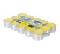 LE CHAT Lot de 30 bougies chauffe-plats parfumées Citronnelle - Jaune