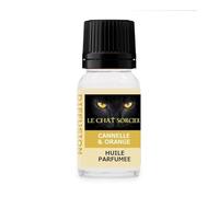 Le Chat Sorcier - Parfum d'Ambiance - Huile Parfumée - Cannelle & Orange (10ml avec compte-gouttes)