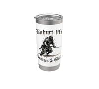 Le chevalier Buhurt T Turnei combat la compétition Buhurt Gobelet isotherme en acier inoxydable double paroi