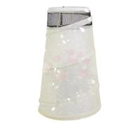 Le cône rose de Nuyhadd l'hiver | Protection réutilisable combinée | Housse de protection d'hiver avec col de rose pour terrasse, paysage, jardin, terrasse