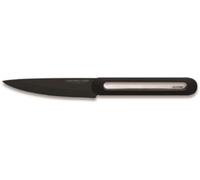 Le Couteau Du Chef - Couteau À Steak Silicone Manche - Lame Noir Blister Pegb
