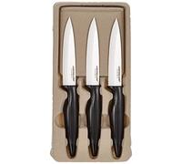 Le Couteau du Chef, Tarrerias Bonjean 441780 Set de 3 Couteaux à Steak Lames céramiques 10 cm manche ergonomique Soft Touch