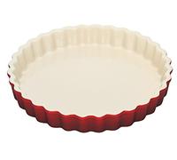 LE CREUSET 0630870041263 Moule à Tarte Céramique Cerise 24 cm