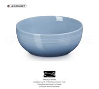 Le Creuset - Bol À Céréales Coupe En Grès Émaillé 16 Cm / 0.77L Chambray