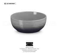 Le Creuset - Bol Céréales Coupe En Grès Vitré 16 CM/0.77L - Flint