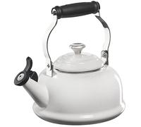 Le Creuset Bouilloire sifflante en acier émaillé, 1,7 l, blanc