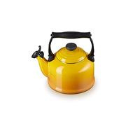 Le Creuset Bouilloire Tradition avec sifflement, acier émaillé 2,1 L pour cuisinière Nectar