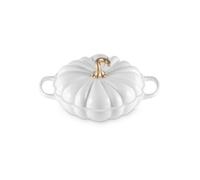 LE CREUSET Casserole basse citrouille en fonte 28 cm Blanc