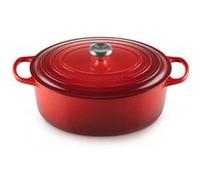 Cocotte Ovale 35 cm Le Creuset Signature Fonte 21178350602430 Cerise