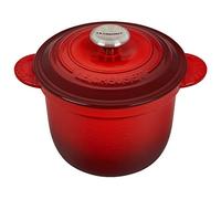 Le Creuset Cocotte en fonte émaillée avec Couvercle et Intérieur en Grès, 18 cm, 2 litres, Cerise, 41110180600460