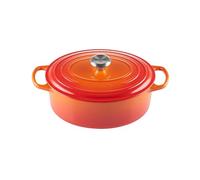 Le Creuset Cocotte ovale Signature 29 cm en fonte Volcanique