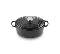 Cocotte Ovale 31 cm Le Creuset Signature Fonte 21178310000430 Noir Mat